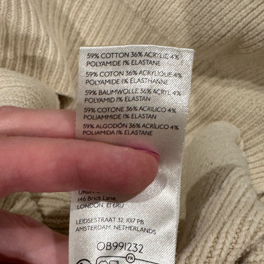 Free People Oversized Sweater size M - Picture 7 of 7
